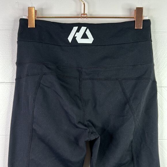 HUMPHRIES ARCHERY‎ Black Lounge Workout Gym Exercise Leggings Size Medium - Picture 3 of 8